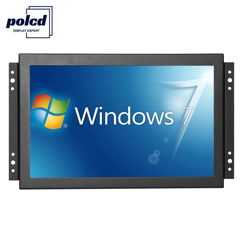 Marco abierto industrial de la exhibición LCD de la computadora VGA del monitor táctil capacitivo de 10 pulgadas Polcd