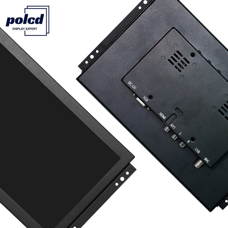 Marco abierto industrial de la exhibición LCD de la computadora VGA del monitor táctil capacitivo de 10 pulgadas Polcd