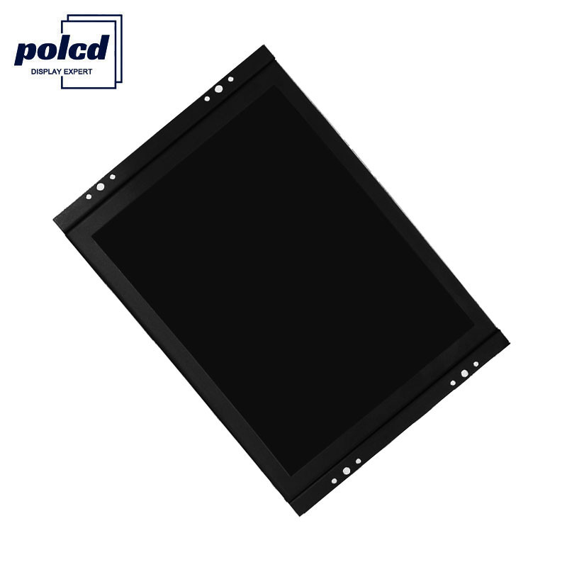 Polcd Personaliza el monitor LCD capacitivo del marco abierto de la pantalla táctil de la caja plástica de 8 pulgadas