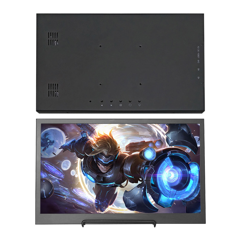 Polcd Dual Type C Port Monitor LCD portátil Pantalla LED de 15,6 pulgadas 3840x2160