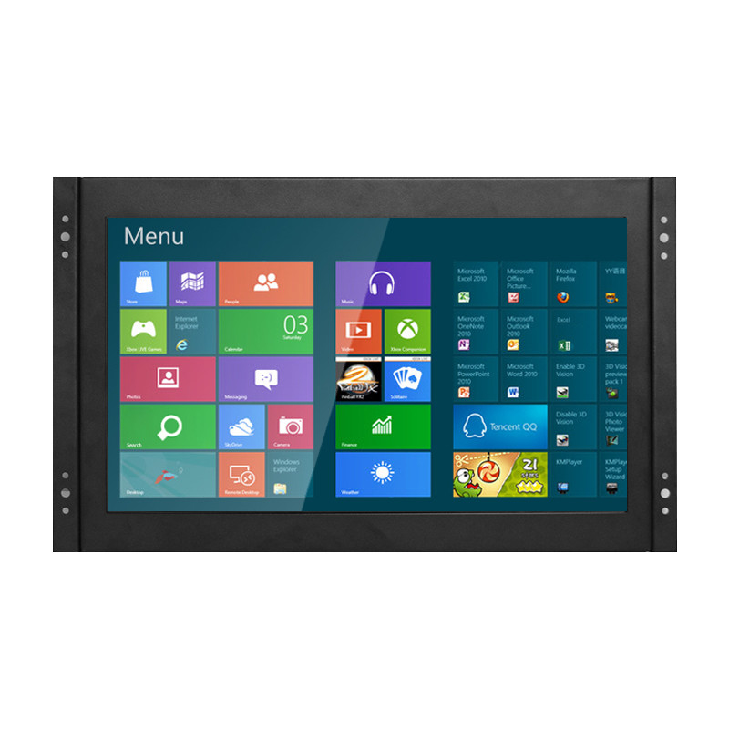 Polcd Caja de metal de 13,3 pulgadas Monitor LCD industrial Marco abierto Pantalla táctil VGA HDMI