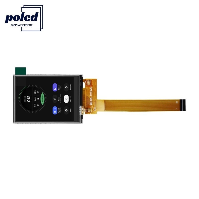 La dirección de la visión de Polcd 12 0' reloj colorea 262k las pantallas táctiles pequeño 2.4inch