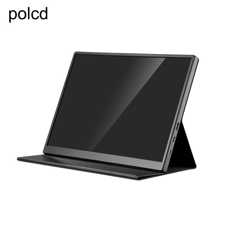 Salida de audio portátil de la pulgada IPS HD de Polcd 10,5 del monitor del tacto del metal de la aleación de aluminio