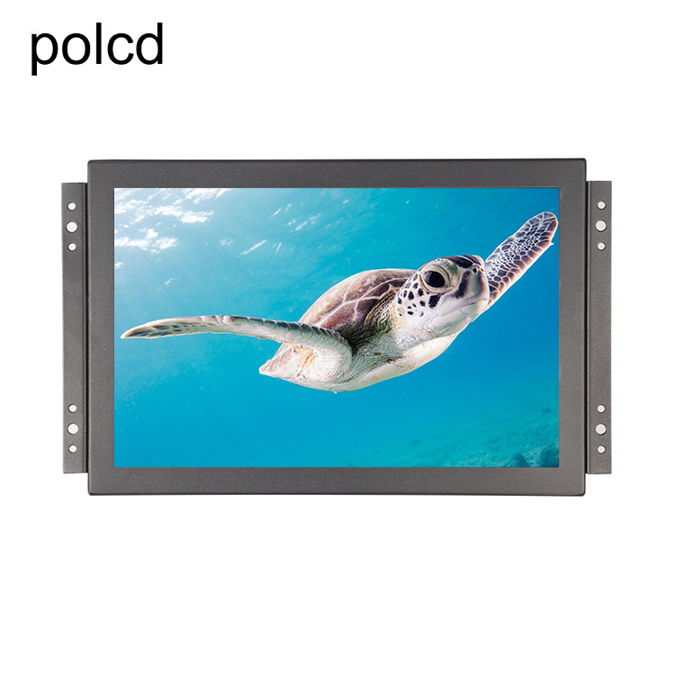 Monitor LCD industrial de Polcd 11,6 de la caja metálica” con la pantalla táctil colgante del marco abierto del oído