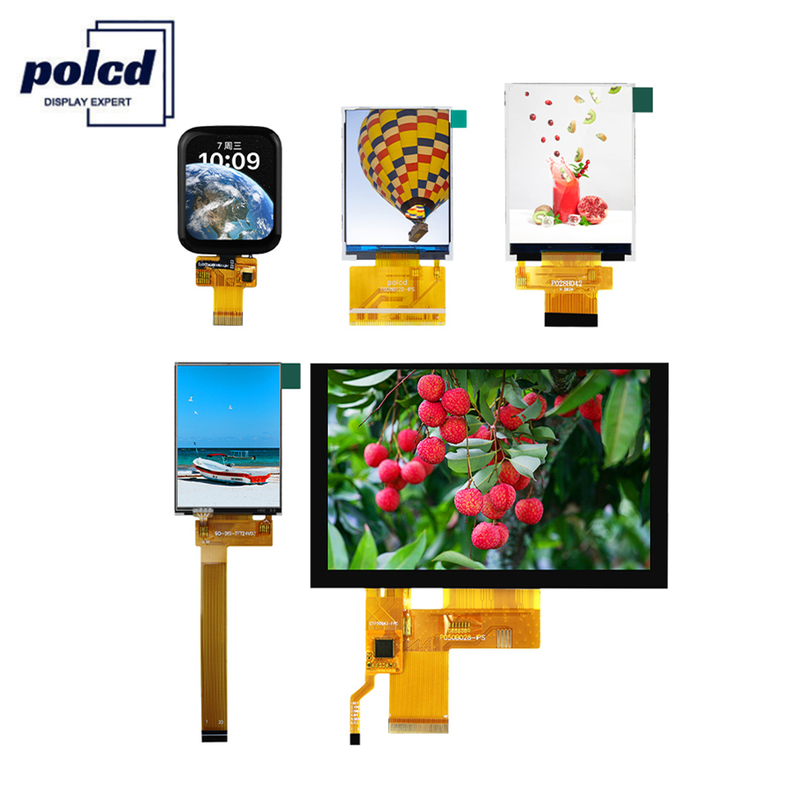 1,69 2,2 2,4 3,5 4 4,3 avanzan lentamente el pequeño panel a todo color de la exhibición LCM TFT RGB SPI IPS del LCD