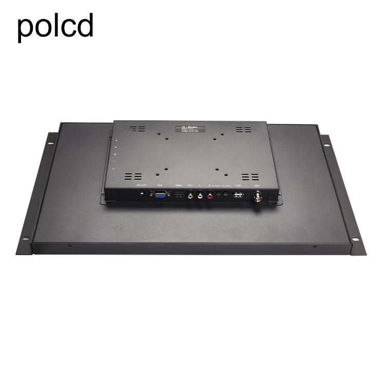 Monitor colgante montado en la pared industrial Polcd de la pantalla LCD de la caja metálica del oído 19 pulgadas