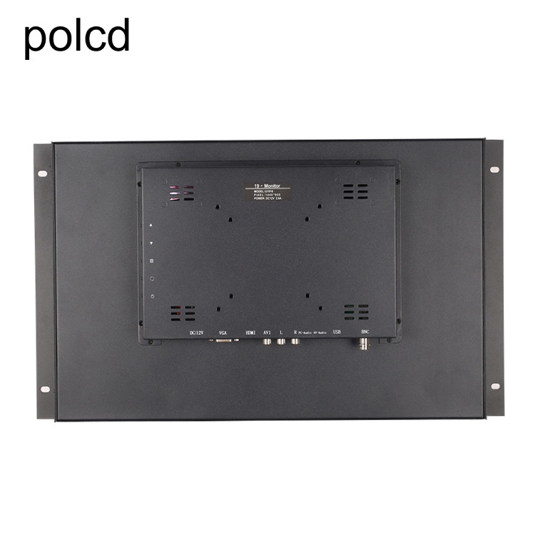 Monitor colgante montado en la pared industrial Polcd de la pantalla LCD de la caja metálica del oído 19 pulgadas
