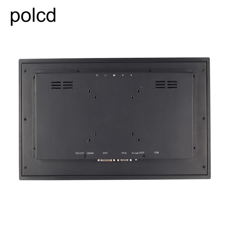 La PC industrial del panel de 15,6 pulgadas integró la exhibición del puerto IPS de HDMI VGA