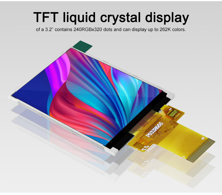Polcd 3,5 pulgadas 240x320 tamaño de píxel Display TFT pequeño 320x480 ILI9488 controlador IC