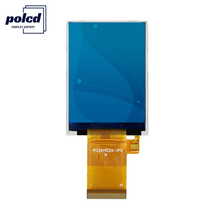Liendre de Polcd 350 2,4 exhibición del LCD del interfaz de la pantalla táctil de Tft de la pulgada 240x320 48.96m m MCU RGB