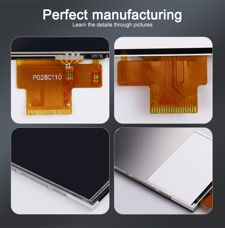 Polcd 260 Nit 240x320 Lcd 2,8 pulgadas ST7789V Panel táctil Lcd 4 hilos SPI