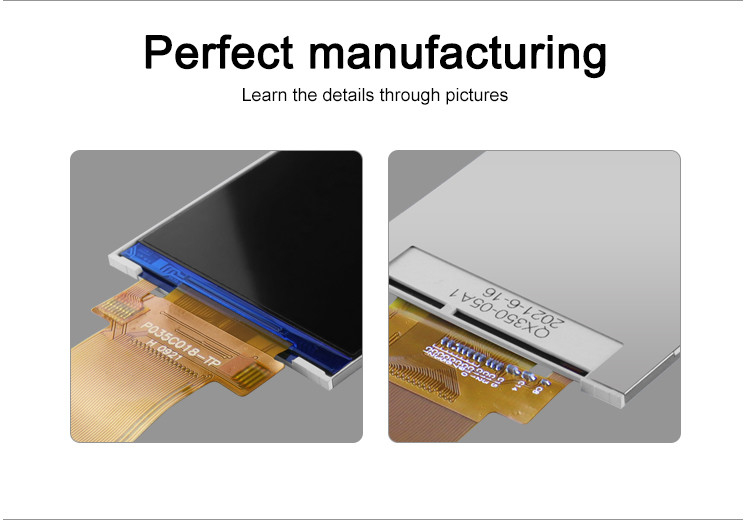 3Modulo de panel LCD de 5 pulgadas 320x480 RGB Spi Interfaz a todo color Tft Lcm Display Polcd