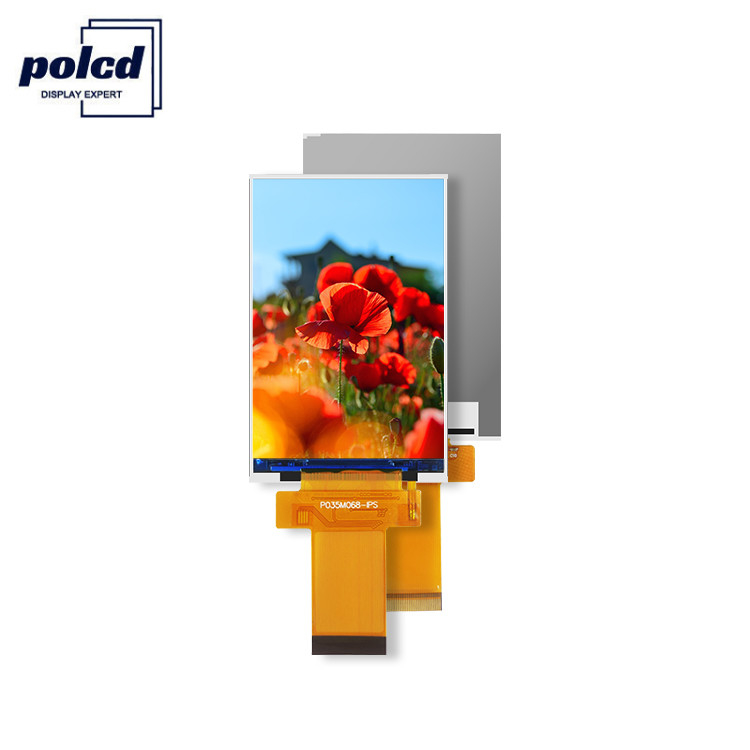 Ili9488 Tft pantalla táctil Polcd 3.5 pulgadas módulo de LCD 320x480 Ips ángulo de visión Interfaz Rgb
