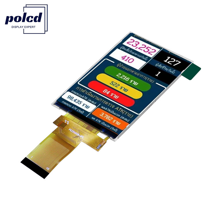 320x480 3,5 pulgadas Tft pantalla LCD de 18 bits paralela Interfaz Rgb Tamaño pequeño