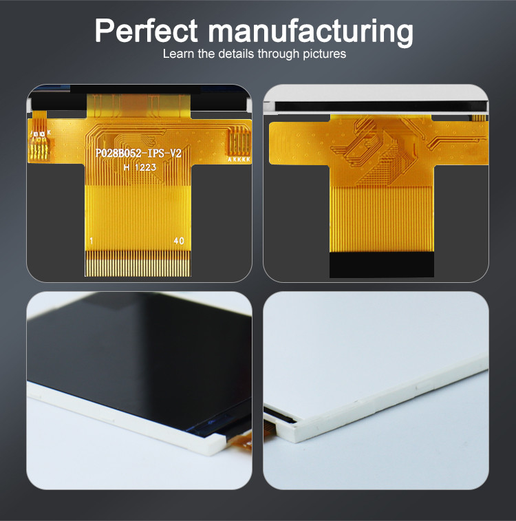 Polcd MCU 9 BIT 2,8 pulgadas Lcd Tft Display 240X320 Tft Color Screen Commercial