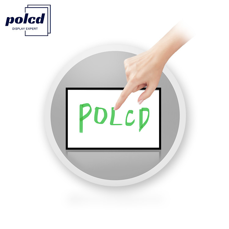 Polcd 8 pulgadas Multitouch Mirror Glass Display Industrial Panel de pantalla táctil LCD capacitivo personalizado