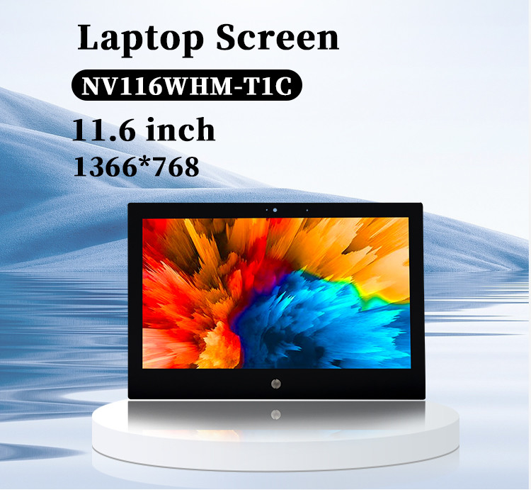 11.6 pulgadas 1366x768 NV116WHM-T1C Reemplazo Laptop Pantalla táctil 60Hz Color IPS TFT Pantalla LCD