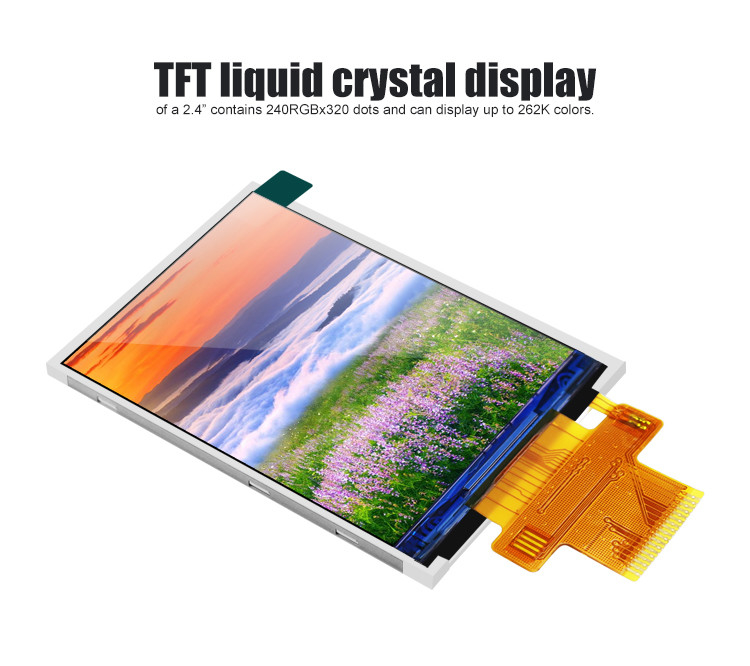 Polcd ST7789V2 2.4 Pantalla Tft Color 262K TFT LCD Módulo 48.96mm