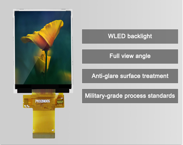 Polcd 12 0'CLOCK 3.2 Pulgadas Tft Lcd ILI9341V Módulo TFT LCD 240X320