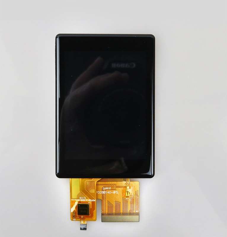 Polcd de alta luminancia 500nit 2,8 pulgadas pantalla LCD 240x320 IPS todos los ángulos de visión CTP capacitiva pantalla TFT táctil
