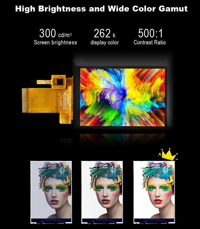 Polcd 3.5''Pantalla LCD con panel táctil capacitivo 320x480 40pin ILI9488 3.5 pulgadas TFT LCD Modulo de pantalla