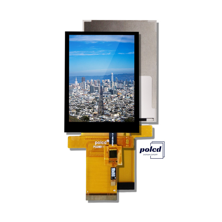 Polcd 2.8 pulgadas 480 * 640 Interfaz RGB de resolución Panel táctil ST7701S Modulo de visualización TFT LCD