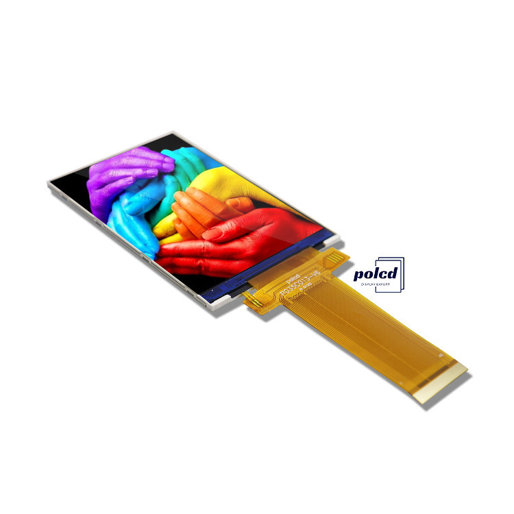 Polcd 3.5 pulgadas QVGA pantalla LCD con 320x480 Resolución MCU Interfaz SPI Panel táctil 3.5 