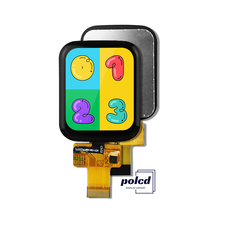 Polcd 1.69 pulgadas 240x280 Panel táctil capacitivo Ángulo de visión completo Módulo LCD para Smart Watch
