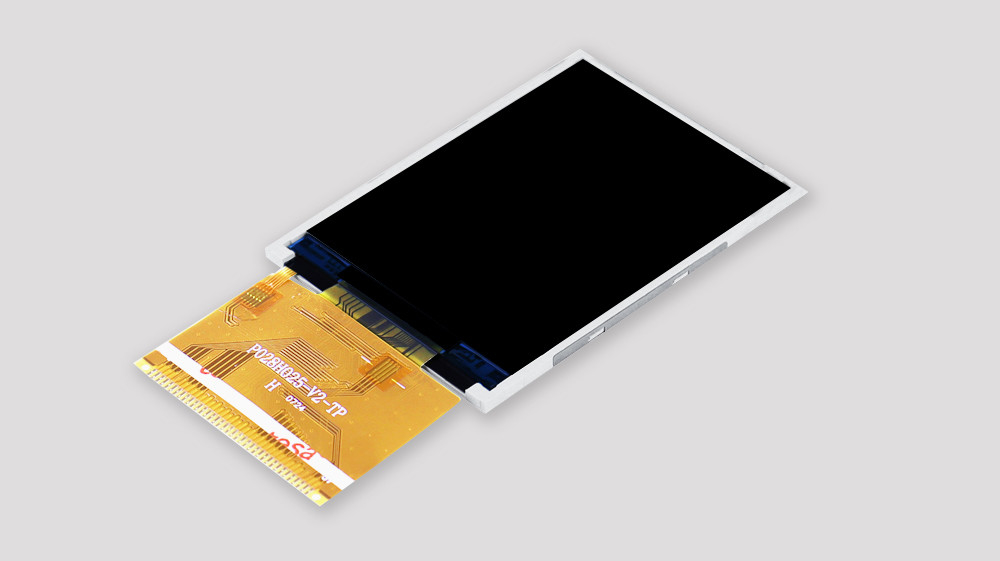 Resolución Polcd 240X320 pantalla táctil de 2,8 pulgadas Spi Tft Lcd Ili9341V RoHS TFT