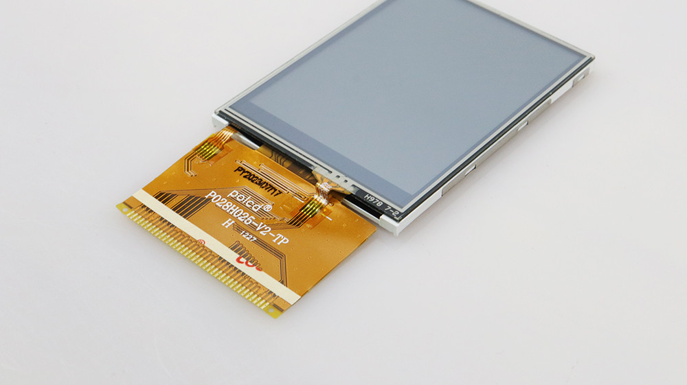 Polcd Panel IPS legible a la luz del sol con pantalla táctil TFT LCD con ángulo de visión completo de 2,8 pulgadas