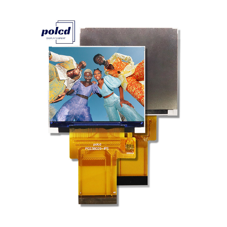 Polcd Cuadrado Pantalla TFT LCD de 2,31 pulgadas Módulo LCD 480*360 IPS Ángulo de visión Pantalla LCD de 40 pines