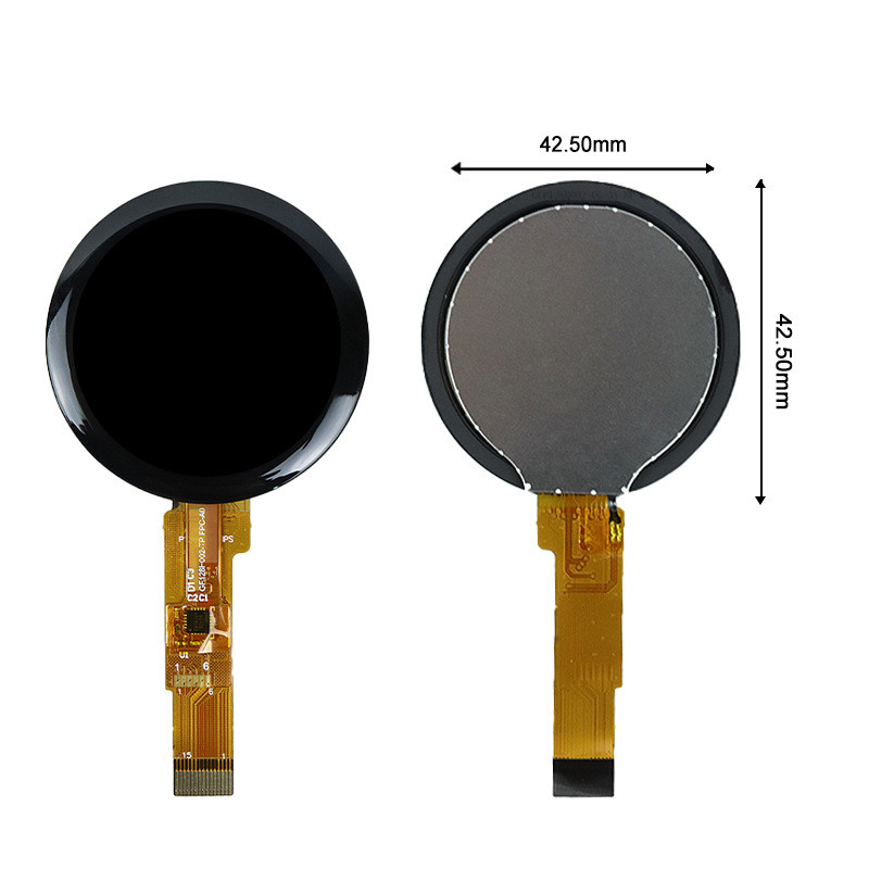 Polcd Pequeño redondo de 1,28 pulgadas pantalla LCD 240*240 1,3 pulgadas Interfaz Spi IPS Circular Tft panel de módulo de LCD