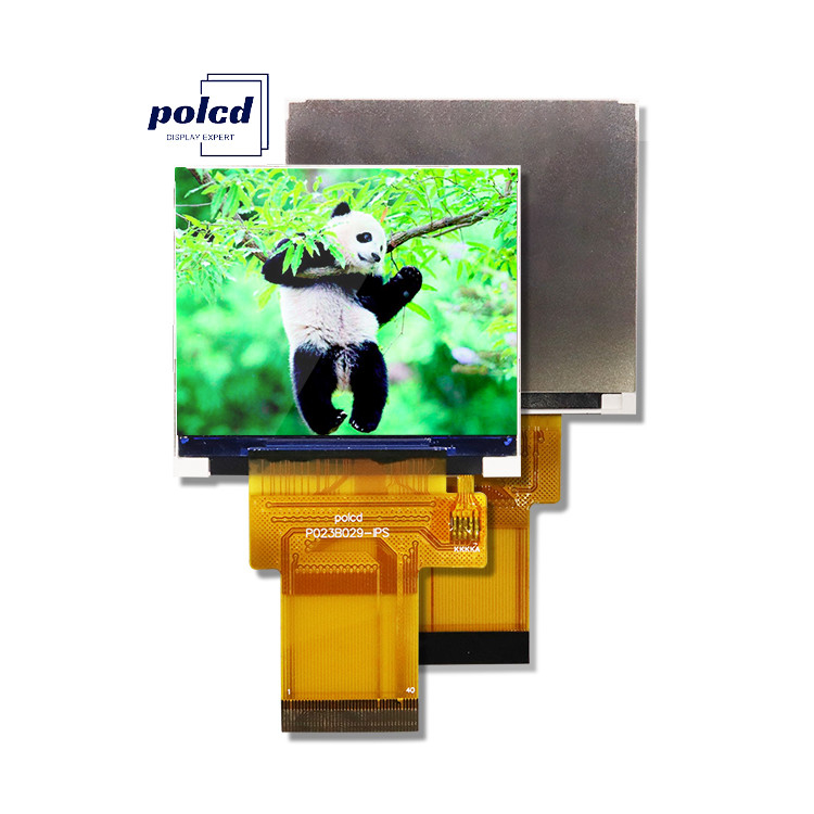 Polcd Pequeño de 2.3 pulgadas 480x360 Alta resolución Color RGB IPS Ángulo de visión Paisaje Pantalla LCD TFT
