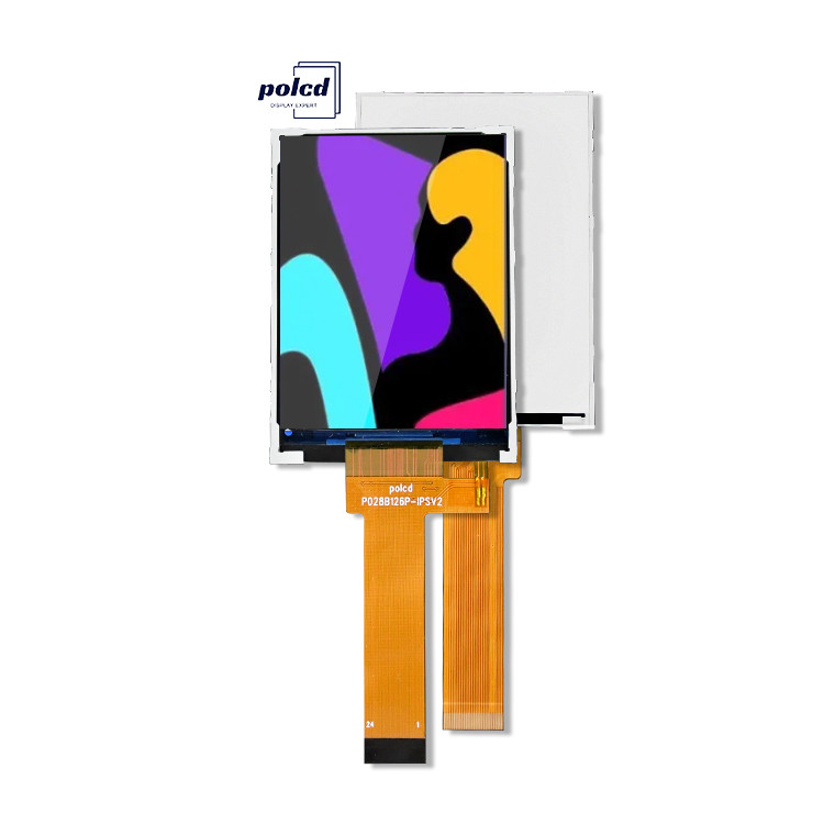 Polcd Pequeño LCD de 2,8 pulgadas 240x320 Alto brillo 900 nit IPS LCD Modulo de visualización TFT industrial de 2,8'