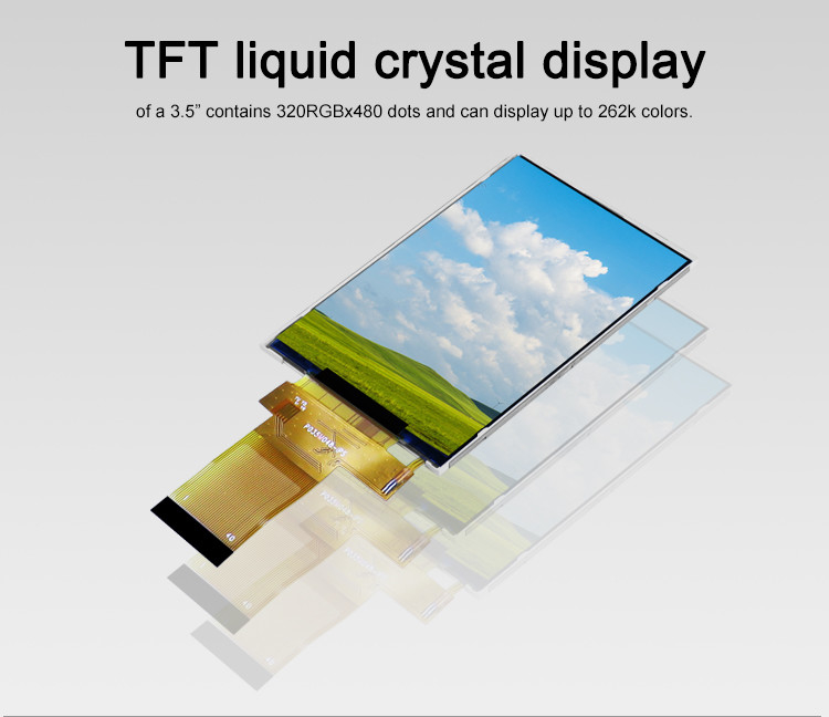 Polcd 18 BIT RGB IPS TFT LCD Display 320X480 Pixeles Tft Lcd 3.5