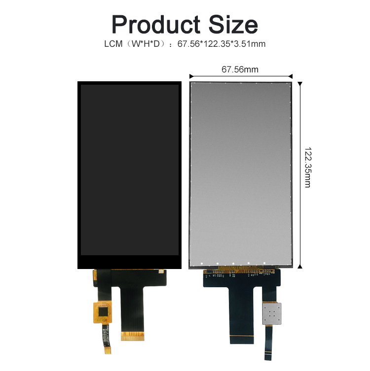 Modulo TFT de 5 pulgadas con resolución 720*1280 interfaz MIPI 30pin TFT LCD Display con panel táctil capacitivo