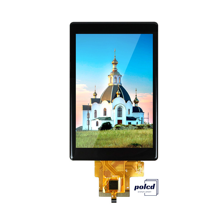 Polcd Display LCD personalizado de 3,5 pulgadas 320x480 40pin IPS Ángulo 500nit ST7796U Pantalla táctil capacitiva