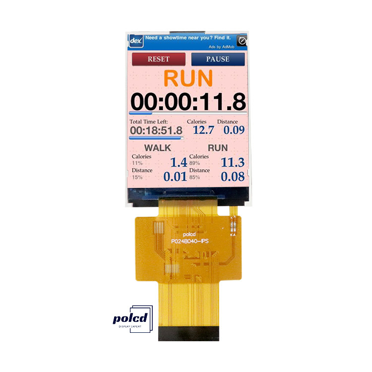Polcd 2.4 pulgadas Interfaz MCU TFT controlador de pantalla IC ST7789V2 240x320 Resolución 2.4 pulgadas módulos TFT LCD