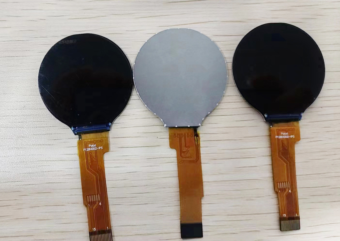Polcd 1.28 pulgadas IPS Circular LCD Display 240xRGBx240 Resolución Modulo LCD TFT personalizado para relojes inteligentes