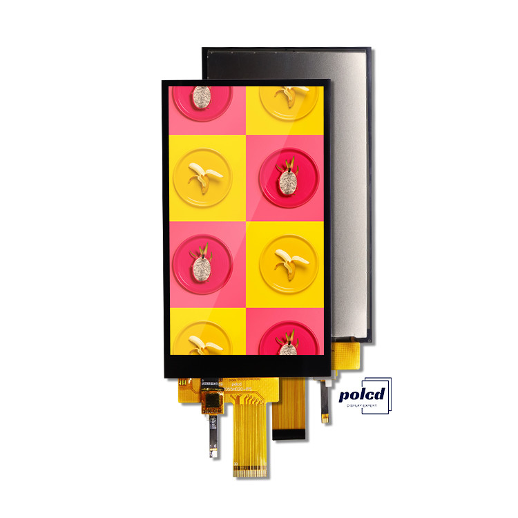 Polcd 5,5 pulgadas Ángulo de visión completo Pantalla TFT 720x1280 Resolución 350nit Pantalla LCD de alto rendimiento