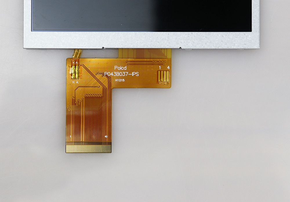 Polcd 4.3 pulgadas TFT LCD Modulo 480x272 NV3041A Display IC 20pin IPS Vista ancha TFT LCD
