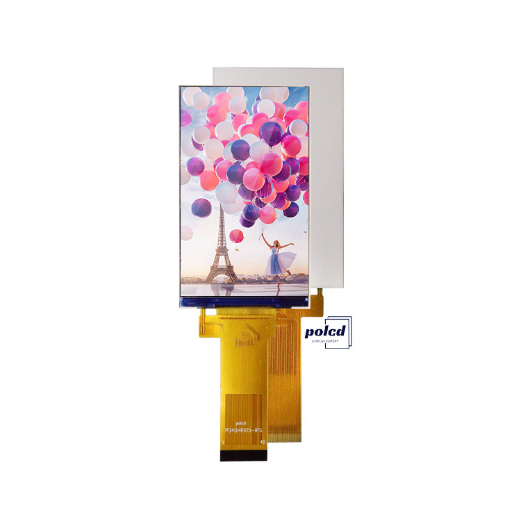 Polcd Interfaz RGB de 24 bits personalizada 4.0 pulgadas 480 * 800 puntos Pantalla de pantalla TFT LCD de color pequeño
