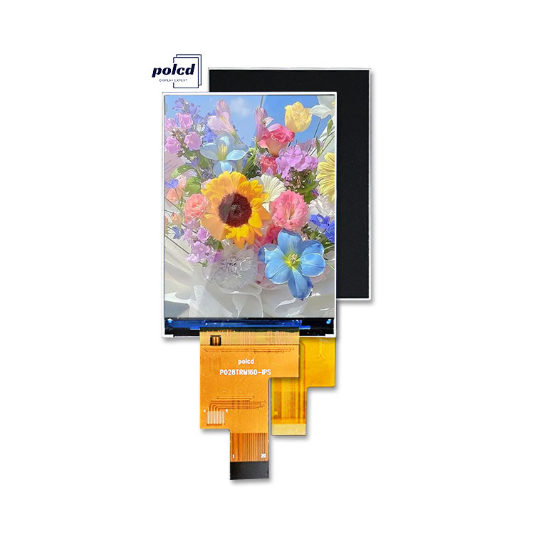 Polcd 2.8 pulgadas IPS Todos los ángulos de visión TFT 480 * 640 Resolución 20 Pin ST7701S ic módulo de pantalla LCD
