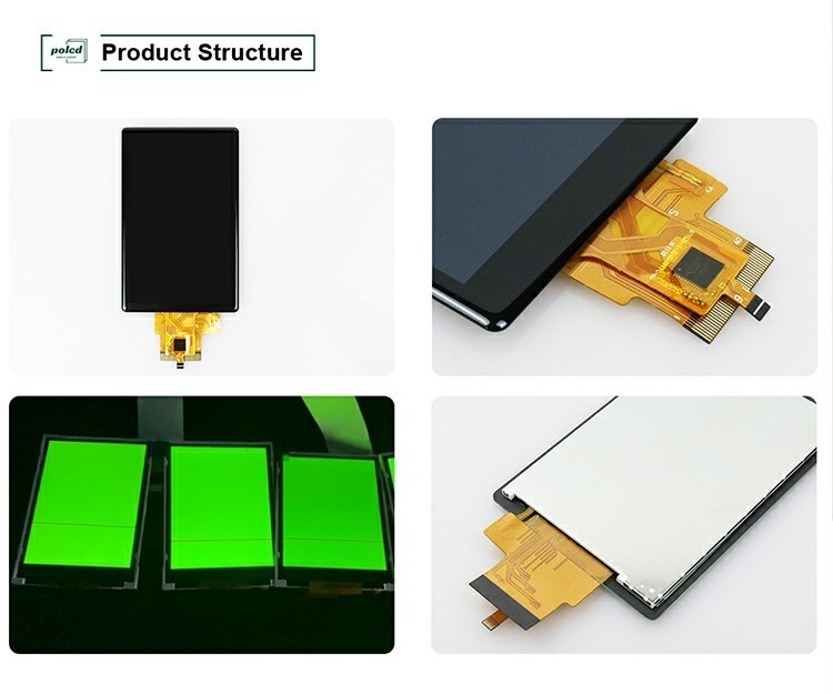 Polcd Personalizado 3.5 pulgadas Panel táctil capacitivo 320x480 500nit Interfaz RGB IPS Tft módulo de visualización LCD