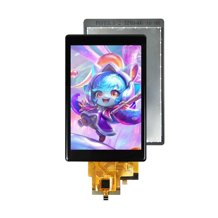 Polcd Personalizado 3.5 pulgadas 320x480 pantalla táctil 500nit ST7796U IPS Tft módulo de pantalla LCD