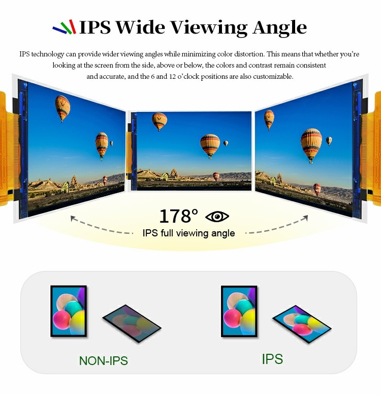 Módulo LCD TFT de 3.97 pulgadas con interfaz RGB IPS de 4 pulgadas 480*800 st7701s Polcd con ángulo de visión completo