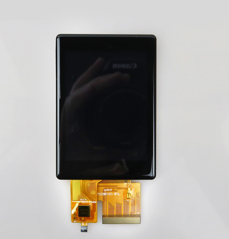 Panel de pantalla LCD TFT a color pequeño de 2,8 pulgadas con interfaz RGB personalizada Polcd, módulo táctil