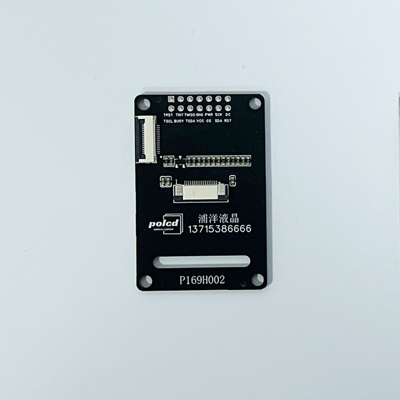 Diseño de placa de circuito impreso (PCB) y ensamblaje PCBA para pantalla LCD Polcd de 1.69 pulgadas
