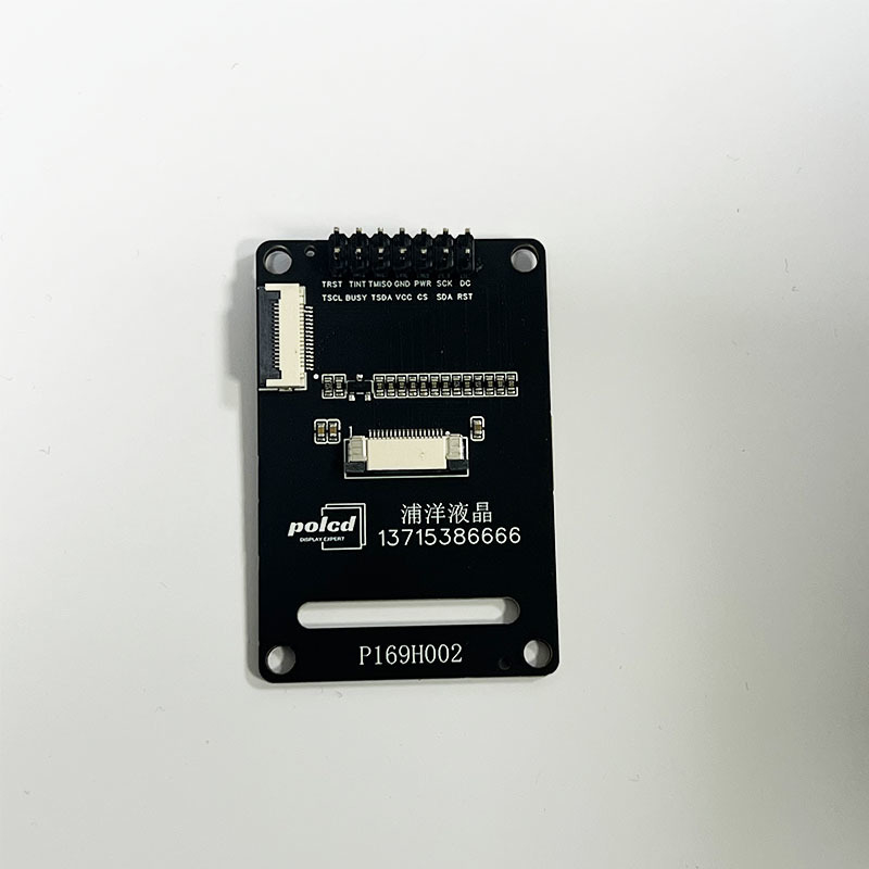 Diseño de placa de circuito impreso (PCB) y ensamblaje PCBA para pantalla LCD Polcd de 1.69 pulgadas