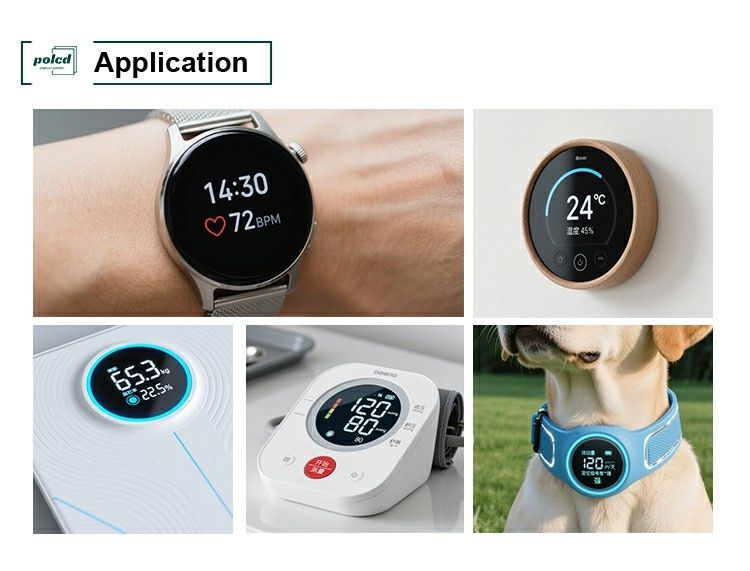 Polcd 4.0'' Panel circular LCD Modulo 720*720 ST7703 IPS Ángulo de visión Interfaz MIPI Display TFT redondo